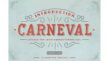 دانلود فونت انگلیسی کلاسیک Carneval