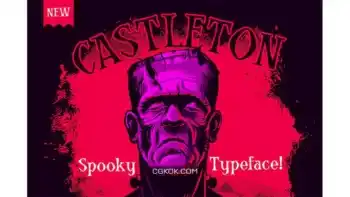 دانلود فونت انگلیسی ترسناک Castleton – Scary Display