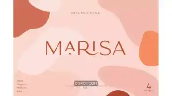 دانلود فونت انگلیسی مدرن Classy Marisa – Elegant Typeface