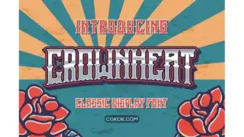 دانلود فونت انگلیسی کلاسیک Crownheat Classic Display Typeface