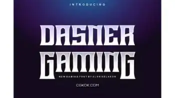 دانلود فونت انگلیسی گیمینگ Dasner Gaming