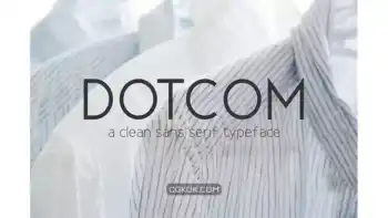 دانلود فونت انگلیسی ساده Dotcom Family
