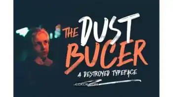 دانلود فونت انگلیسی دست نویس Dust Bucer