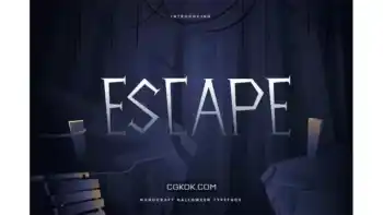دانلود فونت انگلیسی دست نویس هالووین Escape – Hand Drawn Decorative Halloween Typeface