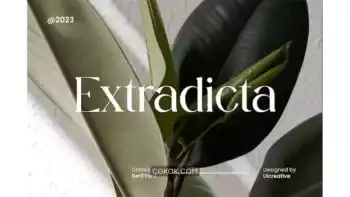 دانلود فونت کلاسیک Extradicta Classic Serif Font