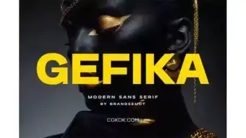 دانلود فونت انگلیسی ساده Gefika – Modern Sans Serif