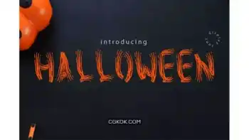 دانلود فونت انگلیسی ترسناک handloween horror font