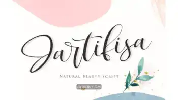 دانلود فونت انگلیسی دست نویس Jartifisa Font