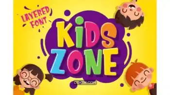 دانلود فونت انگلیسی فانتزی Kids Zone