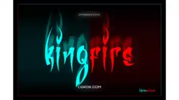 دانلود فونت انگلیسی ترسناک Kingfire Font
