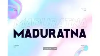 دانلود فونت انگلیسی لوگو Maduratna – Logo Font