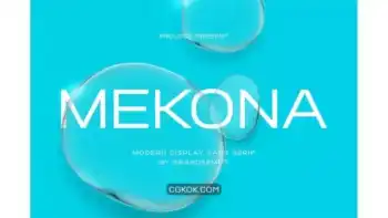 دانلود فونت انگلیسی ساده Mekona – Modern Display Sans Serif