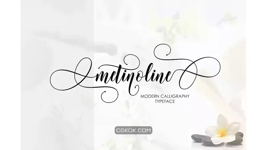 دانلود فونت انگلیسی دست نویس Metinoline Script