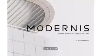 دانلود فونت انگلیسی مدرن Modernis Font