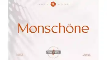 دانلود فونت انگلیسی گرافیکی MONSCHONE
