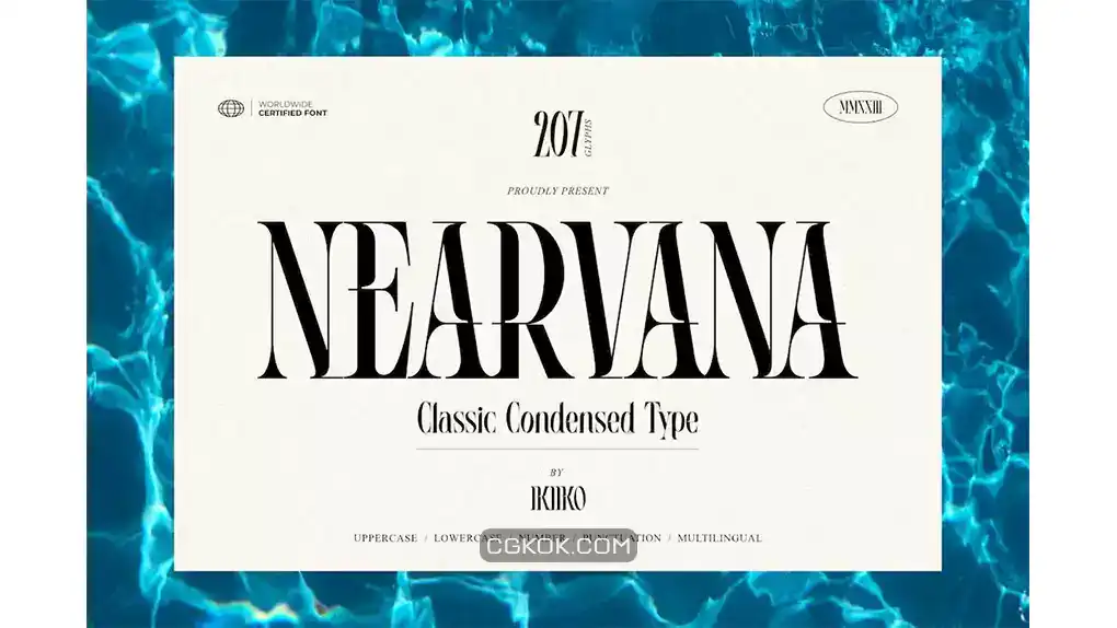 دانلود فونت انگلیسی کلاسیک Nearvana – Classic Condensed Font