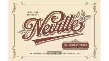 دانلود فونت انگلیسی کلاسیک Neville Font