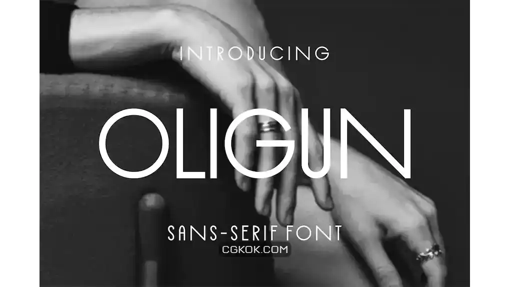 دانلود فونت انگلیسی مدرن Oligun Font