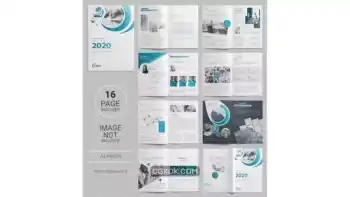 دانلود طرح لایه باز بروشور تجاری Page business brochure template