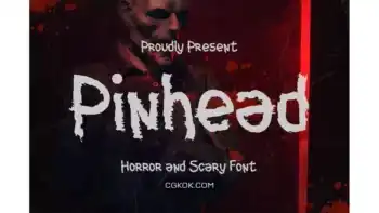 دانلود فونت ترسناک Pinhead – Horror And Scary Font