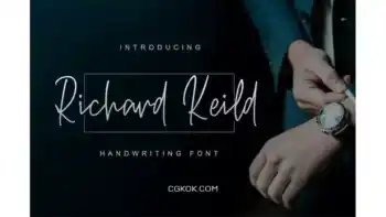 دانلود فونت انگلیسی دست نویس Richard Keild