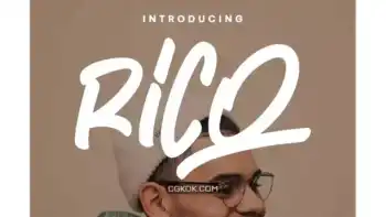 دانلود فونت انگلیسی دست نویس Rico – Display Script