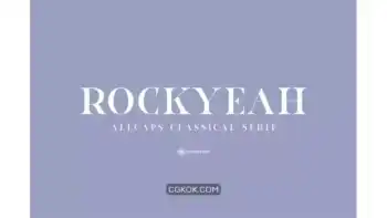 دانلود فونت انگلیسی کلاسیک Rockyeah Serif