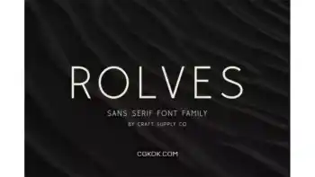 دانلود خانواده فونت سنس سریف Rolves – Sans Serif Font Family | 8 Fonts