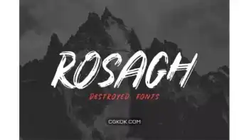 دانلود فونت انگلیسی دست نویس ROSAGH