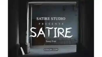 دانلود فونت انگلیسی ترسناک Satire – Scary Font