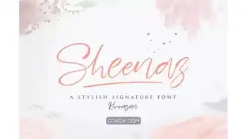 دانلود فونت انگلیسی دست نویس Sheenaz Script
