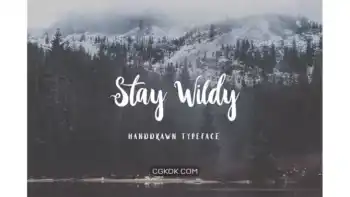دانلود فونت انگلیسی دست نویس Stay Wildy