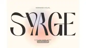 دانلود فونت انگلیسی لوگو Syage – Logo font