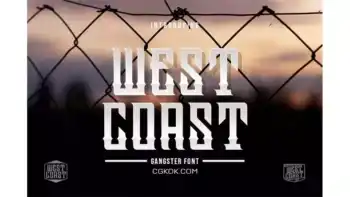 دانلود فونت انگلیسی تاتو Westcoast