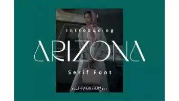 دانلود فونت انگلیسی مدرن Arizona Modern Serif