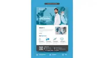 دانلود طرح لایه باز پوستر پزشکی
