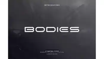 دانلود فونت انگلیسی مدرن Bodies