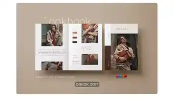 دانلود طرح لایه باز کاتالوگ لوک بوک Catalog Lookbook