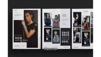 دانلود طرح لایه باز کاتالوگ فشن Fashion Flyer 2