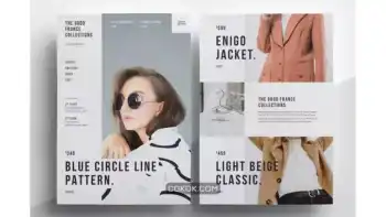 دانلود طرح لایه باز کاتالوگ فشن Fashion Flyer