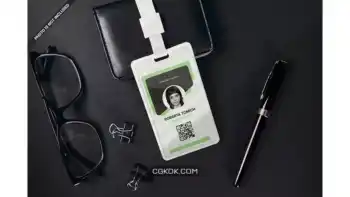 دانلود موکاپ کارت پرسنلی با هولدر 3