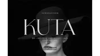دانلود فونت انگلیسی مدرن Kuta – Exclusive Serif