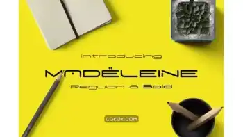 دانلود فونت انگلیسی مدرن Madeleine Typeface