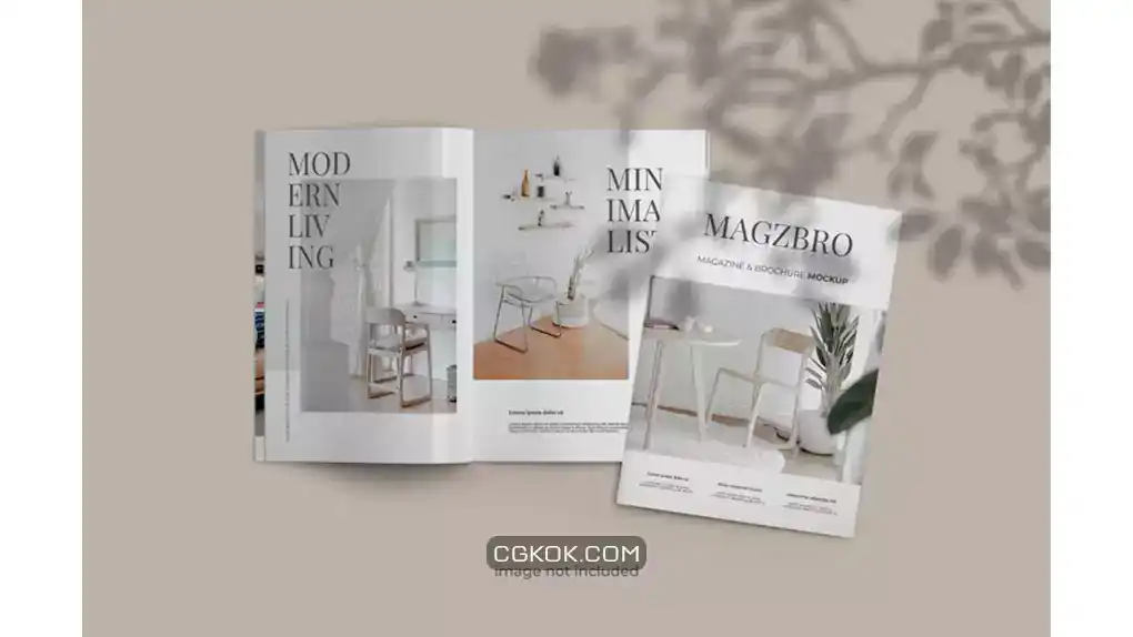 دانلود موکاپ مجله Magazine mockup 4