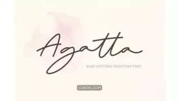 دانلود فونت انگلیسی به سبک امضا Signature Font