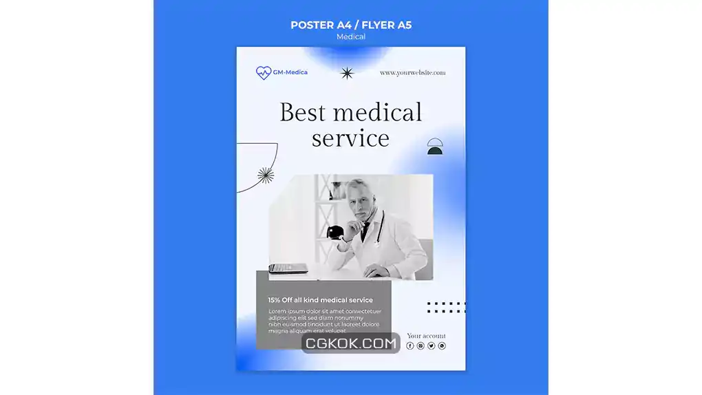 دانلود طرح لایه باز تراکت پزشکی 2