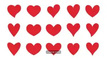 دانلود وکتور قلب 1