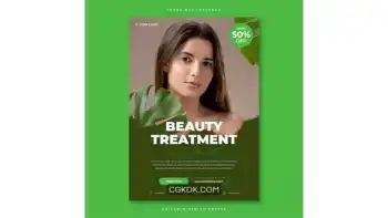 دانلود طرح لایه باز پوستر کلینیک درمانی و زیبایی