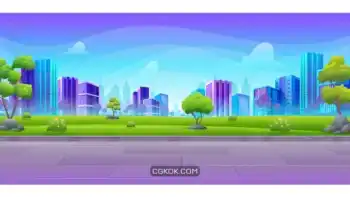 دانلود وکتور آسمان خراش 4