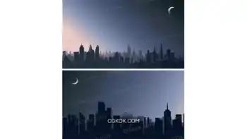 دانلود وکتور آسمان خراش 7